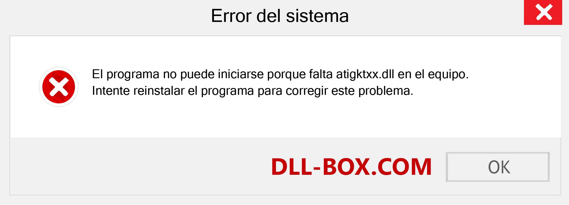 ¿Falta el archivo atigktxx.dll ?. Descargar para Windows 7, 8, 10 - Corregir atigktxx dll Missing Error en Windows, fotos, imágenes